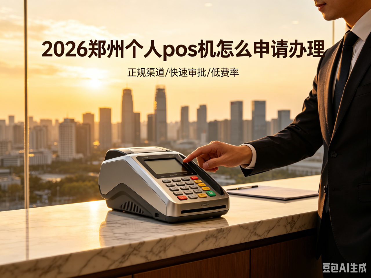2026郑州申请办理 pos 机条件流程，银联低费率，正规服务商推荐