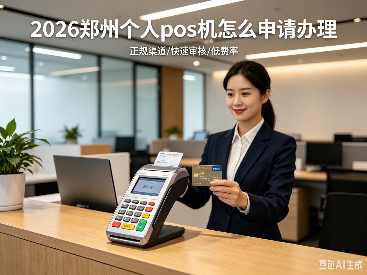 2026郑州个人 pos 机申请办理流程，正规机构大额刷卡不涨价靠谱推荐